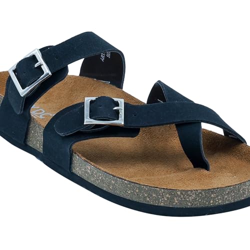 Image of LYDC LONDON Women's Sandals. Lightweight stylish and comfortable flat sandals for office wear and gatherings. Orthopaedic and flat foot friendly. Doctor trusted timeless fashion sandals for women with modern appeal