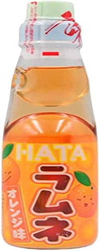 Hatakosen Ramune Soda - Orange Flavour 200ml