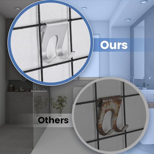 SHENLIU 2 Stück Rasierer Halterung Dusche, Edelstahl Rasierhalter Dusche Ohne Bohren Selbstklebende Rasiererhalter Dusches Wasserdicht Rasierhaken Rasier Halter für Badezimmer Küche Wand(Silber)