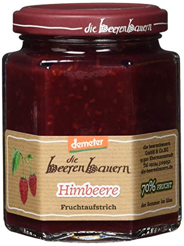 Die Beerenbauern Bio demeter Konfitüre, Himbeere, 200g