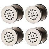 ★ Ajustable: dirección de rotación arriba / abajo / izquierda / derecha, correspondiente a los requisitos de usted y su familia. El flujo de spray de ducha fuerte de 16 boquillas ayuda a aliviar la tensión muscular, disfruta de un mejor spa de ducha de inmediato