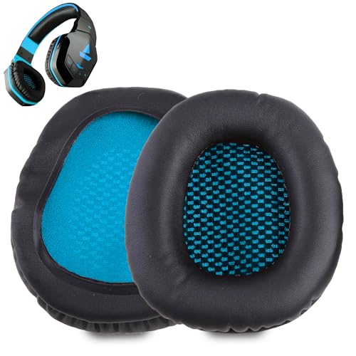 Image of Sounce Replacement Earpad Cushions Compatible with Boat Rockerz 510 Headphones, Premium Blue Earpads with Softer Protein Leather & High-Density Memory Foam, Comfortable Noise-Isolating (1 Pair)