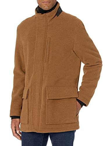 Cole Haan Signature Men's Wool Plush Car Coat,...