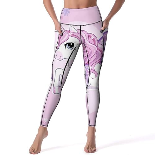 Pantalon de sport yoga taille haute leggings fitness gym jogging S
