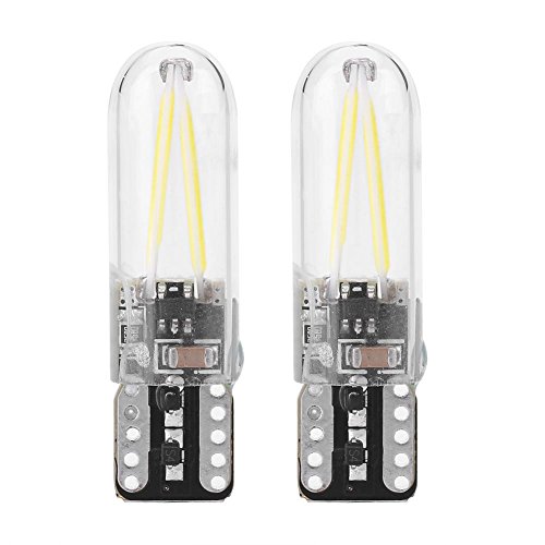 T10 LED���C�g 8-28V W5W �K���X COB �t�B�������g ������ �p �Ǐ��� DRL �E�C���J�[ LED�d�� ���F �� (����)