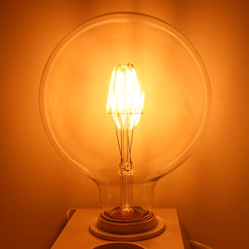 20-delige E27-Edison-gloeilamp, E27-fitting, geschikt voor montage op E27-gloeilampen. (G125, 8 W, 220 V) warmwit (2200… - Afbeelding 6