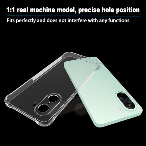 Image of REALCASE Silicone for OnePlus Nord CE 5 5G Back Cover Case, Scratch Resistant Protective Crystal Clear Transparent Shock Proof Bumper Back Cover Case for OnePlus Nord CE 5 5G