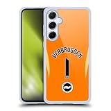 Head Case Designs Officially Licensed Brighton & Hove Albion F.C Bart Verbruggen 2025/26 Players Home Kit Gel Case [Military Grade Protection] Compatible with Samsung Galaxy A55 5G