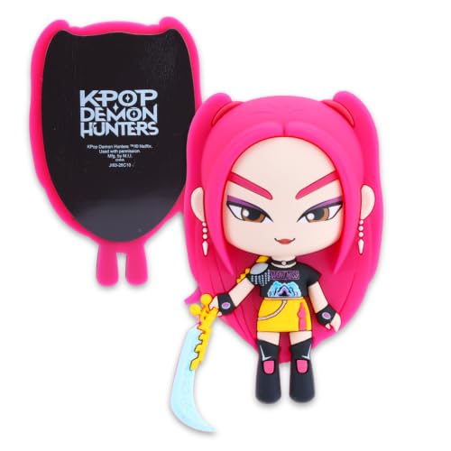 Kpop Demon Hunters Mira Refrigerator Magnet Set - Bundle with 3D Mira Magnet for Fridge, Whiteboard, Locker, Classsroom, Kitchen, More Plus Stickers | Kpop Demon Hunters Magnetic Decor by Netflix - Used condition - Image 2