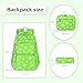 goldwheat Daisy Printed Backpacks With Lunch Pack Pencil Case 3pcs, Lightweight Water Resistant Bookbag For Middle School