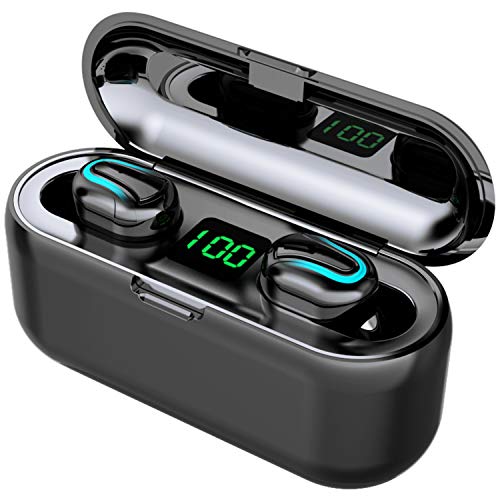 70% Off Everything True Wireless Earbuds Bluetooth 5.0 Headphones Noise Cancelling with Charging Case HiFi Stereo Earbuds Built-in Mic IPX5 Waterproof in-Ear Headphones for Apple/iPhone/Android/Samsung/Sports Ear Buds