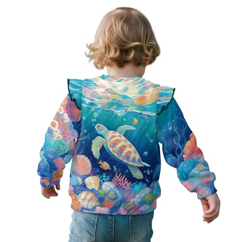 Girls Sweatshirts Casual Long Sleeve Pullover Crew Neck Tops Fall Home School Sports Sweatshirt for Kids2