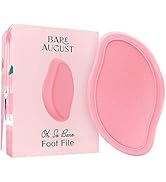Bare August Glass Foot File Callus Remover for Feet - Heel Scraper & in Shower Foot Scrubber Dead...