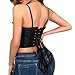 Mesh Lace-Bustier-Corset-Tops for Women with Buckle - Going Out Date Night Fashion-Outfits Clothes Crop Cute Party Club Strap Tank