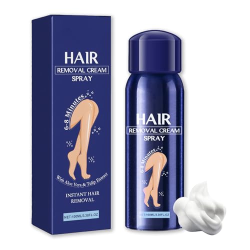 Hair Removal Spray Foam Hair Removal Cream for Women and Men No Irritation Mild Hair Remover for Underarm Arm Back Chest and Legs Fast Acting & Smooth Results Suitable for All Skin Types