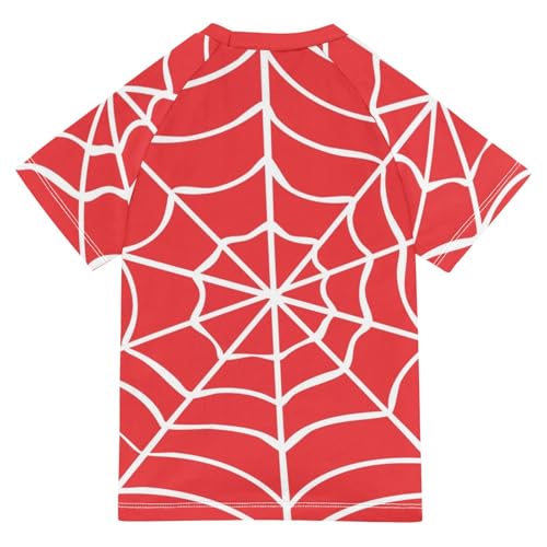 CaTaKu Boys Rash Guard Swim Shirts Quick Dry Short Sleeve UPF 50+ Toddler Rashguard Swimsuit 3-12T2