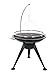 Deluxe BBQ 80 cm Schwenkgrill Grillrost Edelstahl Dreibein Grillrost Feuerschale Design Grill Smoker