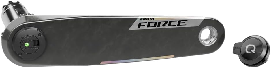 SRAM Force AXS Wide Left Crank Arm and Power Meter Spindle Assembly - 172.5mm, 12/13-Speed, Dub PM Spindle, Carbon, E1