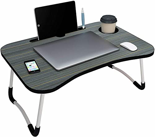 Mesa De Madeira Dobravel Portatil Para Notebook Cama Sofa