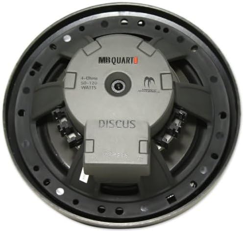 Rear view of MB Quart Discus DSH216 woofer showing magnet and terminals