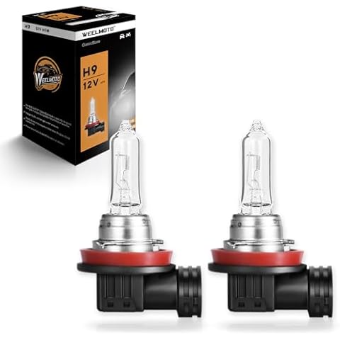 WEELMOTO H9 Halogen Headlight Bulbs Cover
