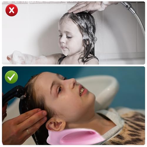 Image of YEXEXINM Hair Washing Station for Kids, Ergonomic Kids Hair Washing Station,Portable Sink Hair Washing Neck Pillow for Wash Time, Hair Wash Basin for Children on SinkBathtub,On Floor