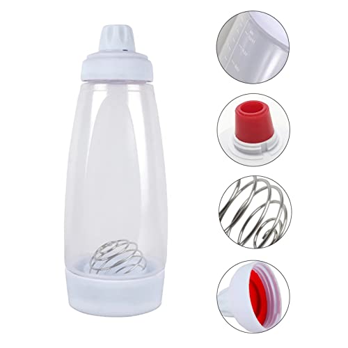 Miniatura 3 de Botella Para Mezclar Masa 1000ml Botella Dispensadora De Masa Botella De Mezcla Exprimible Dispensador De Panqueques Embotellado, Mezclador De Masa Para Hacer Panqueques,Panqueques,Gofres