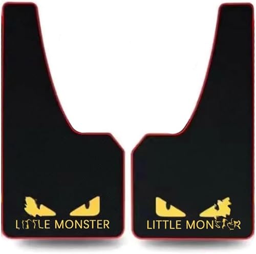 Aletas de barro de coche de material suave para automóvil, ajuste universal, color negro, protector de lodo de goma, sin colisión, universal