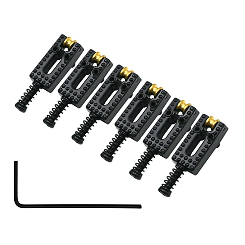 Selles de chevalet de guitare haut de gamme à rouleaux 10,5 mm de style moderne