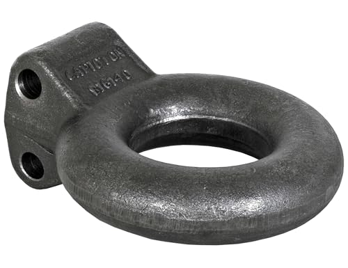 Buyers Products B16140 Plain Finish Forged Steel Tow Eye, 3" ID, 10 Ton Towing Eye, Pintle Hook Hitch Lunette Ring for Adjustable Channel Bracket, MGTW 20,000lbs by Buyers Products Company - Used condition - US$25.16