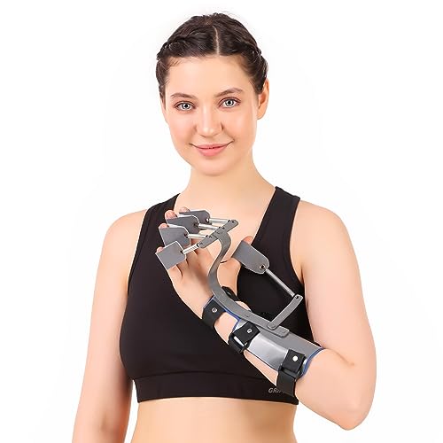 BELTWALA Aluminium Dynamic Cock Up Splint for Carpal Tunnel Syndrome with Finger Extension Assist | Lightweight Wrist & Hand Support Brace with Adjustable Velcro Straps (Right Hand)