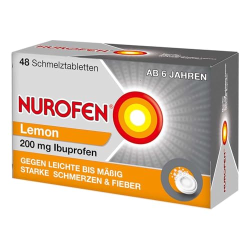Nurofen 200 mg Schmelztabletten Lemon bei Kopfschmerzen 48 stk
