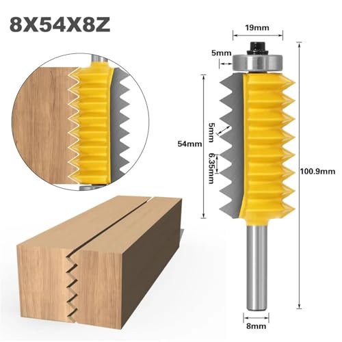Fraise à tenon pour rainurage du bois : l'outil multi-dents indispensable - 2