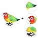 ibasenice Birds Figures Bird Toys Miniature Figurines, Tiny Toys Miniature s Parakeet Plush Plastic Parrot Model Outside Outside