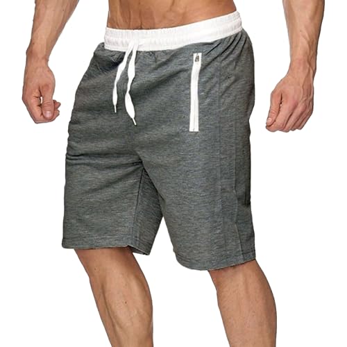 Short deportivo cómodo para hombre con bolsillos y cordón miniatura 1