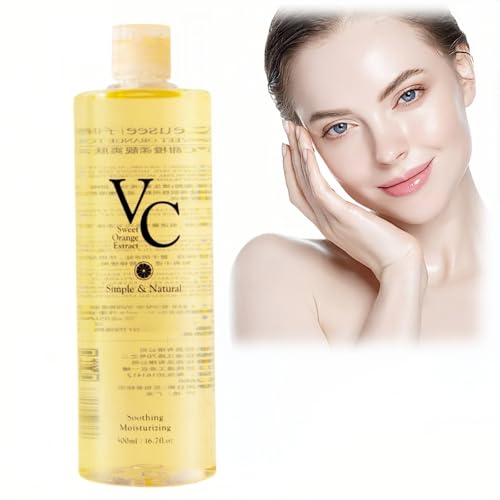 Korean Vitamin C Toner for Face - VC Brightening & Hydrating Facial Toner,Refreshing Water Lotion to Minimize Pores,Even Skin Tone & Soothe Dry Skin,Lightweight Fast-Absorbing Formula,300ml