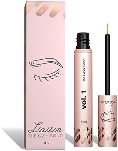 Liaison Lash Bond Eyelash Growth Serum - Natural Peptide Lash Boost & Enhancer for Longer, Fuller, & Thicker Lashes - Vegan, Cruelty Free, Paraben Free, Talc Free & Irritation Free Formula