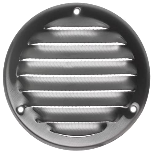 Griglia Ventilazione Rotonda 100mm - Acciaio Zincato Con Rete Antizanzare