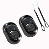 Polarduck Bluetooth Remote Control iPhone Camera Remote: Wireless Remote Shutter for Selfies and Photo Clicker Compatible with iPhone iPad Tablet and Android Phone Wrist Strap Included (2 Pack)