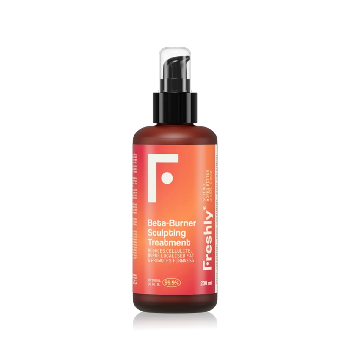 Freshly Cosmetics - Beta-Burner Sculpting Treatment - Crema Anticelulítica - Crema Corporal 200ml - Fórmula Natural para Piel Más Suave y Elástica