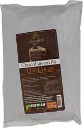 Chocolate Em Pó 33% 1,01Kg Chocofest - Festpan