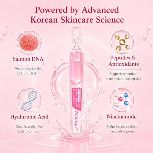 Salmon DNA PDRN One Day Face Serum with Collagen for Deep Hydration, 99% Salmon DNA PDRN Ampoule for Sensitive Skin, Fast-Absorbing Korean Skincare Formula, Portable Vials 0.05 fl.oz x 20e — view 5