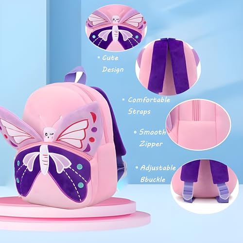 Image of Delicado Cute Small Toddler Kids Backpack Nursery Playschool School Picnic Travelling Bag for Baby Boy Girl Age 2-5 Years