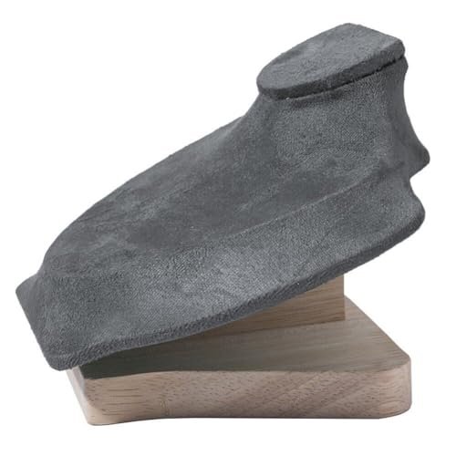 Présentoir modèle de buste de mannequin en bois pour chaîne et bijoux - 5