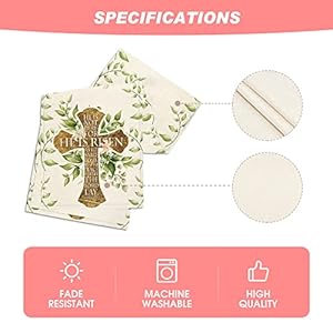 Artoid mode he is risen easter table runner spring summer seasonal holiday kitchen dining table decoration for indoor outdoor home party decor 13 x 72 inch  urban country home decor