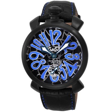 (ガガミラノ) GAGA MILANO MANUALE48mm 腕時計 #5012 MOSAICO 02S BLK 並行輸入品