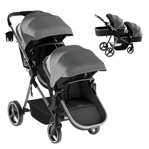 Best double umbrella stroller for tall toddler MU Double Stroller with Reversible Seat