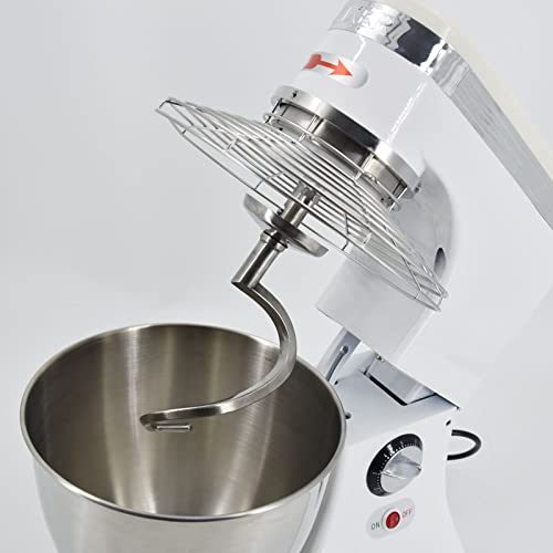 MOOTACO Küchenmaschine 7L Knetmaschine Teigknetmaschine Teigmaschine Rührmaschine mit 3 Rührwerkzeuge – Bild 7