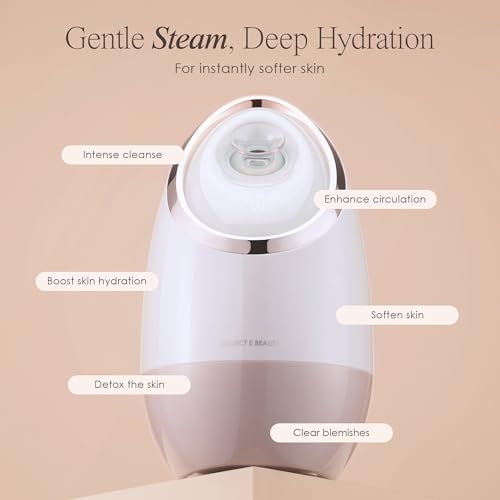 Vapeur facial nano ionique Sensa Project E Beauty avec pulvérisateur de brume chaude hydratant - 2
