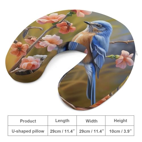 Almohada de espuma viscoelástica tamaño único para viaje miniatura 2